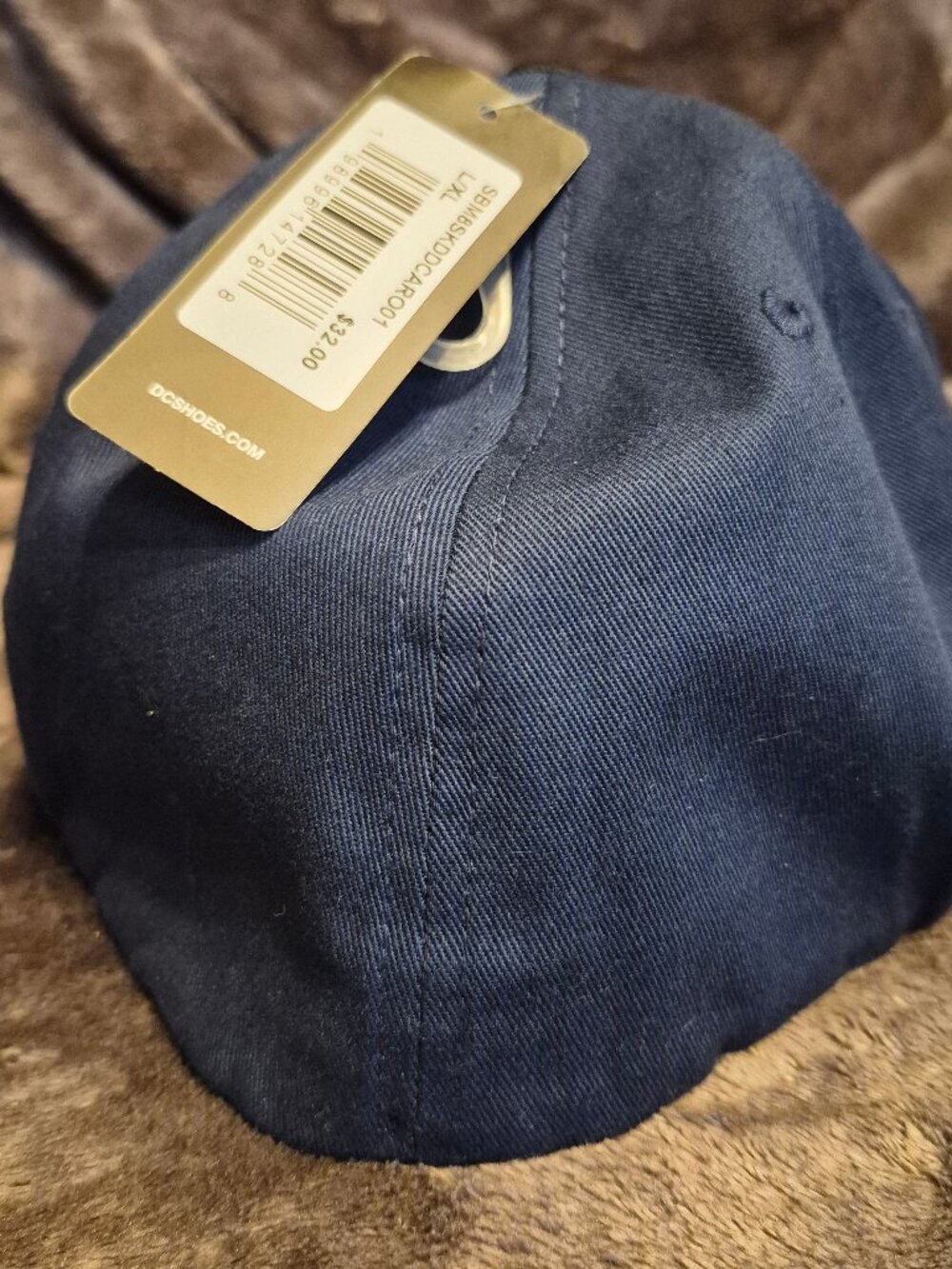 DC Shoes Flexfit Sports Skate Apparel Blue/Black L/XL Fixed Hat READ - Picture 4 of 10